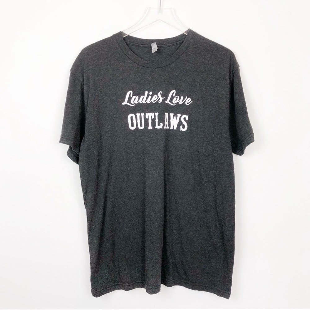 Ladies Love Outlaws Cute Graphic Funny Tee T-Shirt